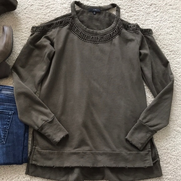 Joe’s Jeans Collection Cold Shoulder Top - Picture 3 of 7